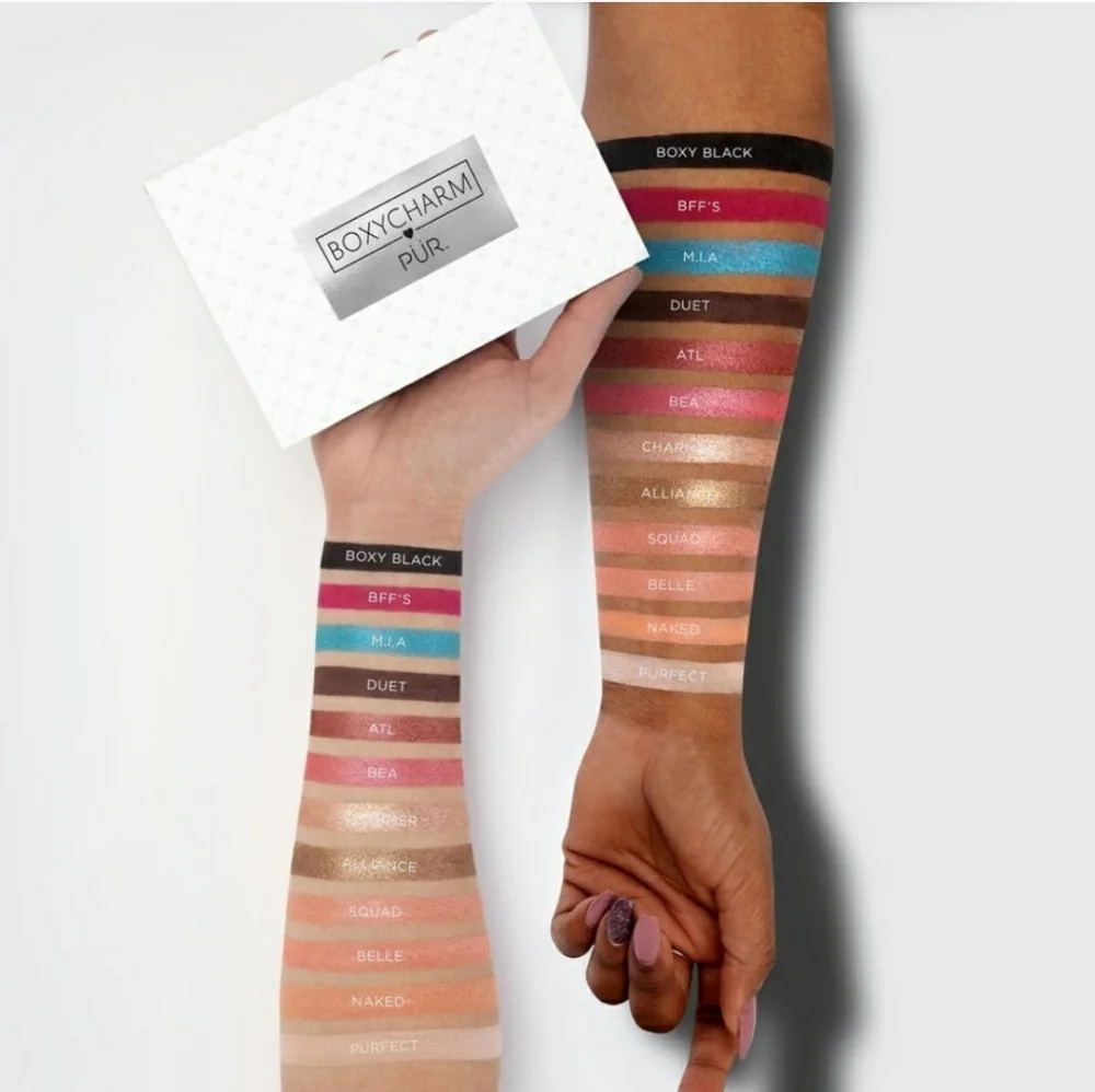 PUR x Boxycharm Eyeshadow Palette Limited Edition Matte Shimmer Neutral NWT